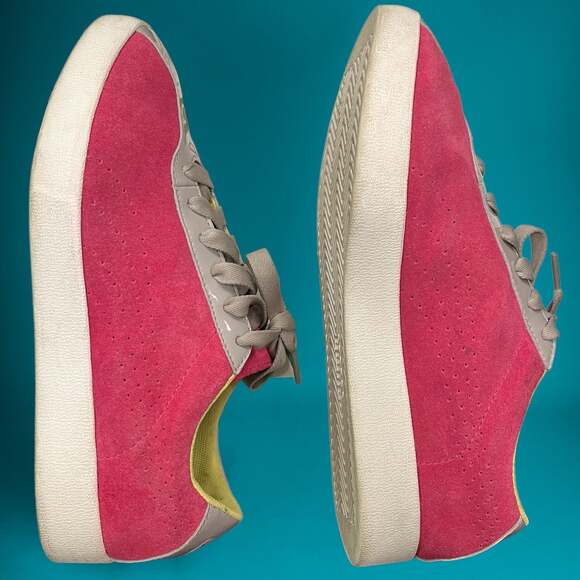 Puma Sneaker Women’s 8.5 Munster Leather Bicycle Toe Sneaker Artsy Hippy Boho - Picture 5 of 7